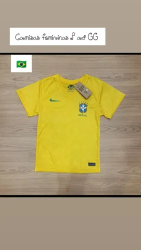 Camisa Brasil feminina