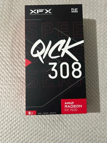 V/t placa de vídeo rx7600 3 fans Xfx lacrada zero novo 