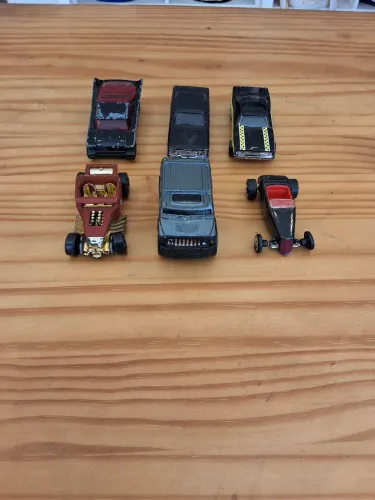 6 carrinhos kit hot wheels brinquedo 