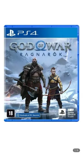 Jogo God Of War Ragnarok Standard Edition Ps4 Mídia Física