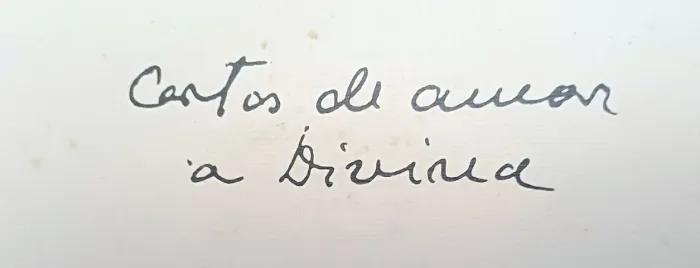 livro raro, cartas de amor a divina