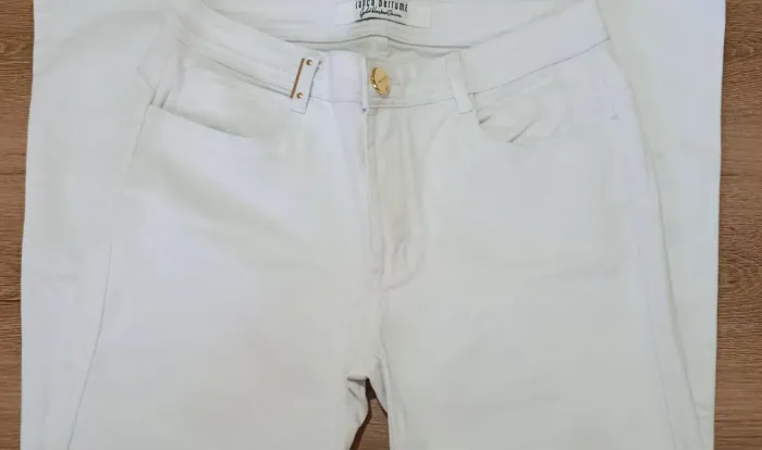 Calça jeans Lança Perfume Branca Original N. 42