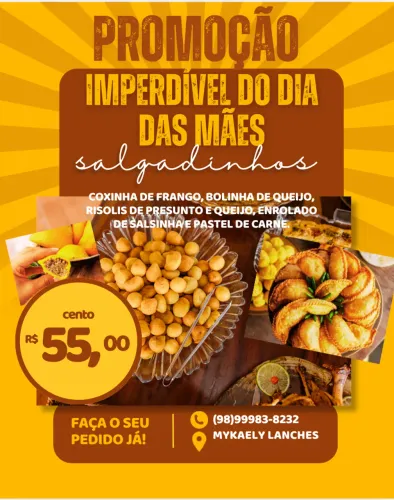 Salgadinhos para gestos