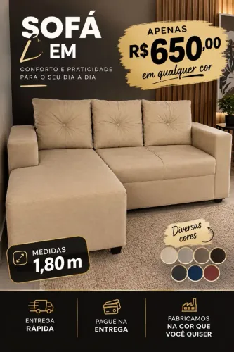 ? PROMOÇÃO DE SOFÁS DIRETO DE FÁBRICA! ?