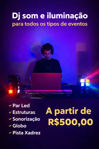 Dj som e iluminação para seu evento