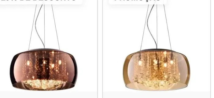 Lustre para mesa de jantar