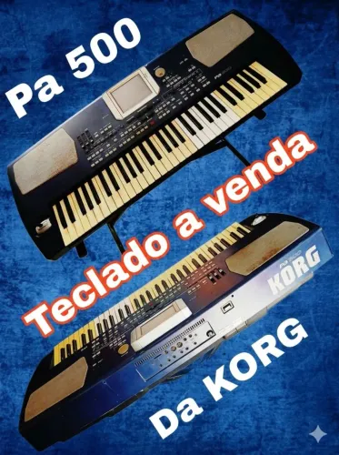 Teclado Pa 500 usado em perfeito funcionamento.