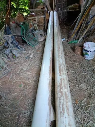 Barras de  cano tubo PVC 200mm