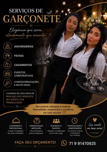 Garçonetes para Eventos
