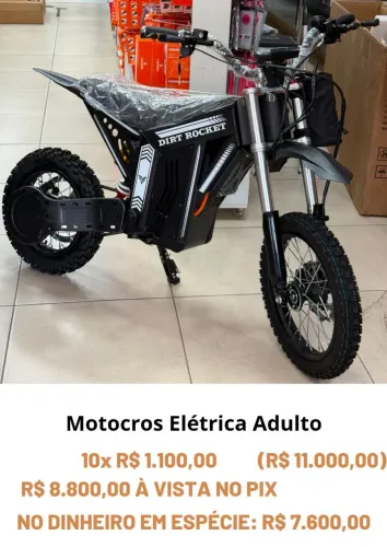 Motocross elétrica adulto