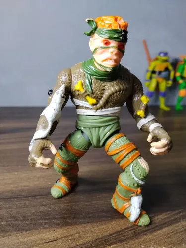 Boneco Antigo de 1989 Rat King Rei Rato Tartarugas Ninja Playmates Toys Vintage TMNT