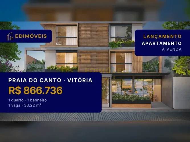 Apartamento 1 Quarto na Praia do Canto | Oportunidade de Investimento!