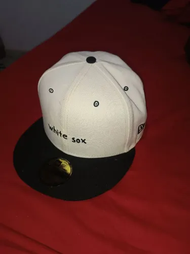 Boné original estilo aba reta / NEW ERA white sox