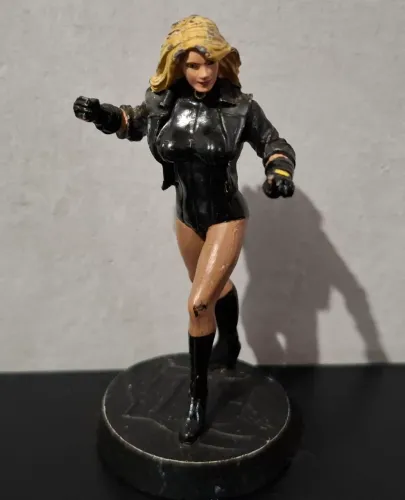Dc Canário Negro Miniatura Eaglemoss Colecionável Original