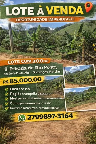 ? LOTE À VENDA EM DOMINGOS MARTINS - OPORTUNIDADE IMPERDÍVEL!