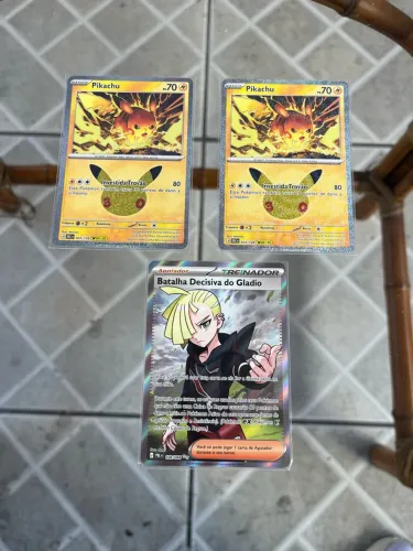 Cartas Pokémon NM zeras sem detalhes $400 vai todas
