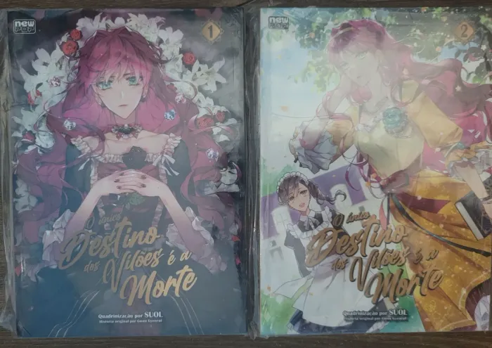 O único Destino dos Vilões é a Morte - Manhwa (Volume 1 e 2)