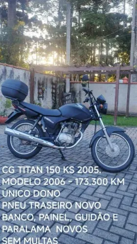 Cg Titan KS 2005 modelo 2006 único dono