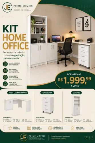 Kit Homer Officer em mdf