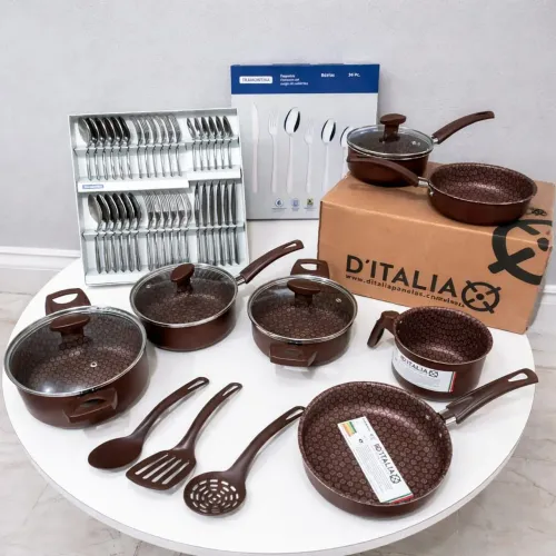 Kit Jogo de Panelas Antiaderente Completo 10 Peças - Qualidade e Praticidade
