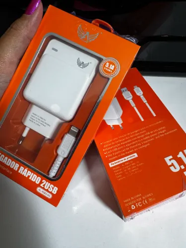 Carregador rápido 2USB / carregador de interface