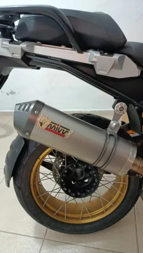 Ponteira Titânio Escapamento MIVV + Coletor para BMW r1250gs