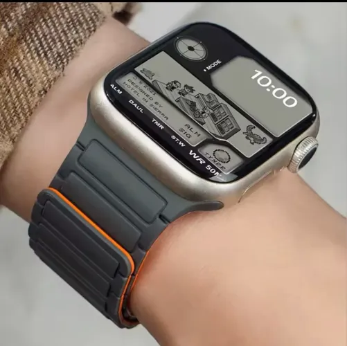 Pulseira relógio Apple Watch magnética 42 a 49 milímetros