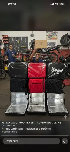 Bolsa térmica entregador