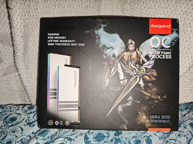 Memória Ram Ddr4 Asgard Valkyrie 3600mhz Rgb 32gb 2x16gb CL18