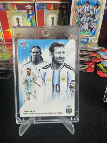 Card Topps Now Comemorativo da aposentadoria do Messi