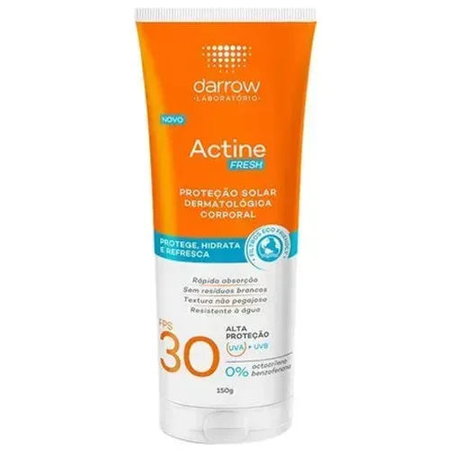 Protetor solar corporal Darrow Actine Fresh FPS 30
