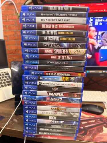 Lote de jogos de PS4 (26 jogos)