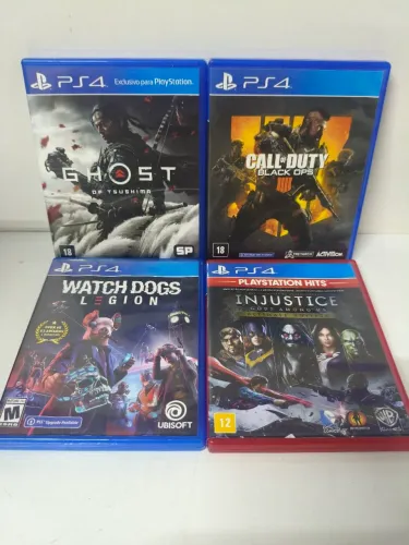 Lote de jogos ps4 com 7 games