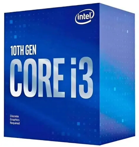 Processador Intel i3 10100F, sem caixa.
