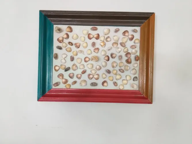 Quadro conchas do mar