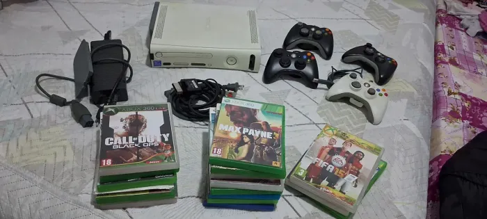 Video Game Xbox 360 Arcade Branco Com Defeito R$350 Entrego