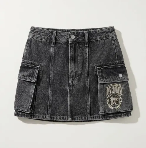 Saia Jeans Cargo Baw Clothing