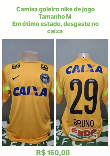 Camisa de goleiro Nike de jogo - coritiba