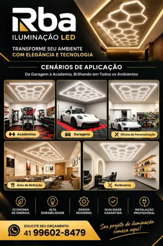 Kit Iluminação Colmeia hexagonal LED