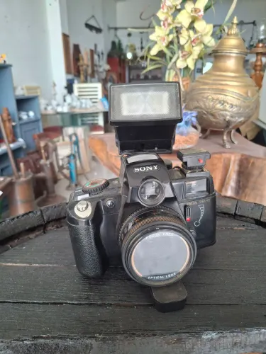 Câmera fotográfica analógica Sony -ler descrição
