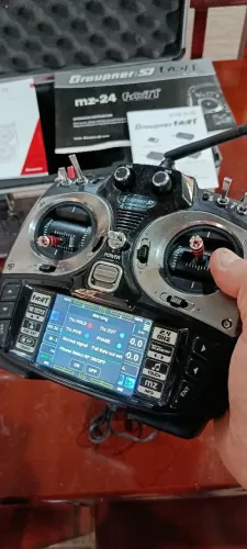 Rádio Graupner mz24 aeromodelismo