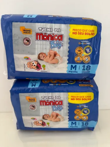 Fralda Turma da Mônica M