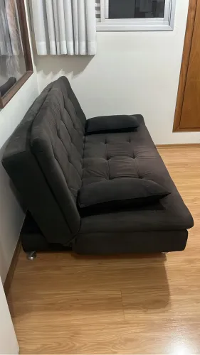 Sofá cama preto