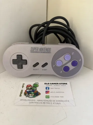 Controle original super nintendo
