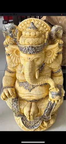 Ganesha de pedra de 70 cm importado de Bali peça única