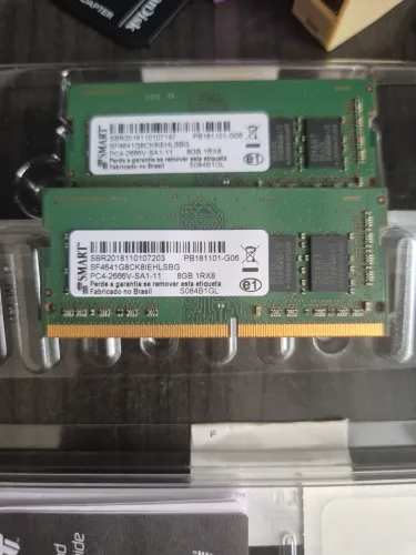2 Memorias ddr4 8gb notebook