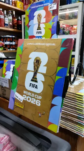 Capa dourada - álbum da copa 2026