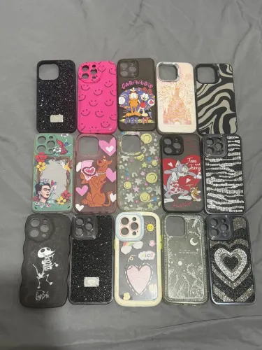Kit 15 capinhas femininas iPhone 15 pro Max