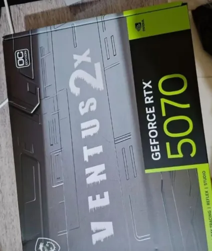 RTX 5070 12GB MSI Ventus 2X - Garantia até 2029, Caixa e NF.