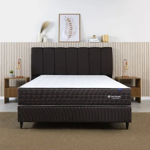 Conjunto Cama Box + Colchão Super King Size Pró Saúde Superpocket Ortobom